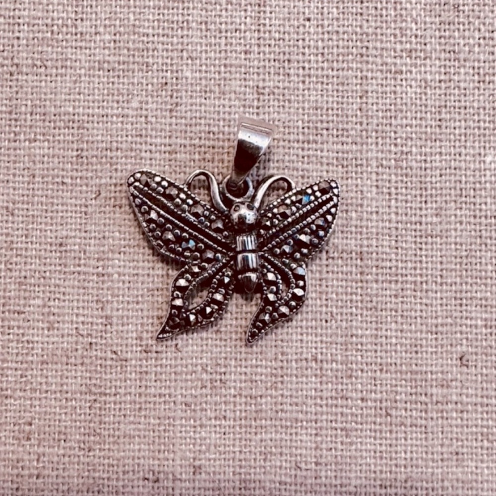 Lord & Taylor | Pendant | Marcasite Butterfly